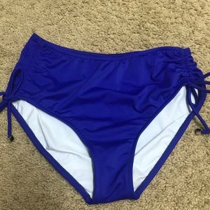 NWOT High waisted royal blue bikini bottoms!! 💙